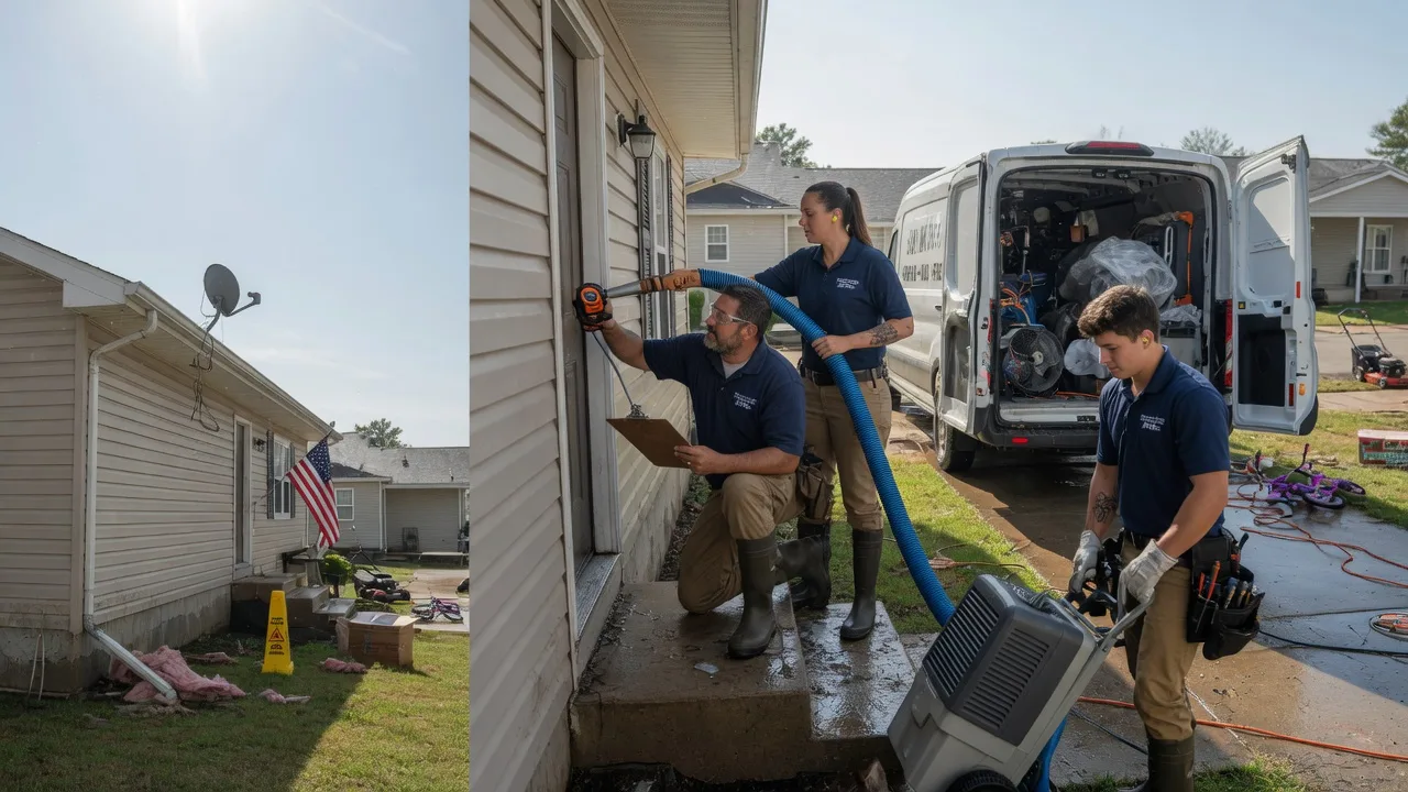 Ceiling Water Damage Restoration in Henlawson, WV near me